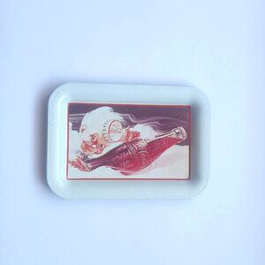 Coca Cola Miniature Advertising Tray, Rectangle, Landscape Portrait